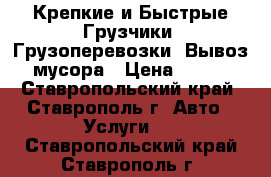 Крепкие и Быстрые Грузчики. Грузоперевозки. Вывоз мусора › Цена ­ 250 - Ставропольский край, Ставрополь г. Авто » Услуги   . Ставропольский край,Ставрополь г.